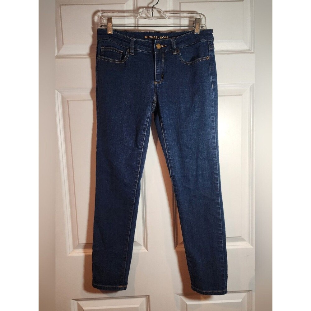 Michael Kors Navy Skinny Jeans Stretchy Size 2